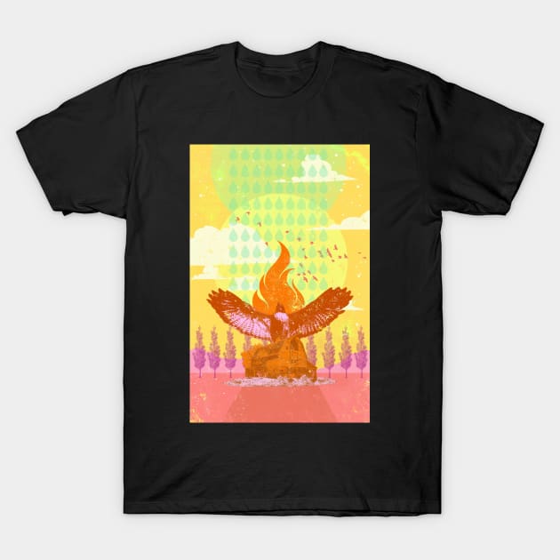 RAIN HAWK T-Shirt by Showdeer